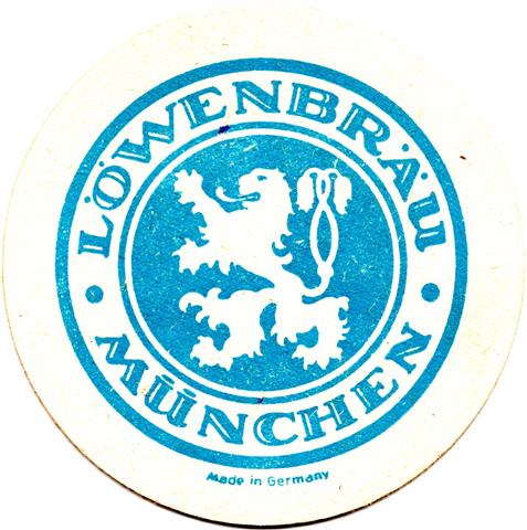 münchen m-by löwen löwe weiß 4ab (rund215-u made in germany-blau)